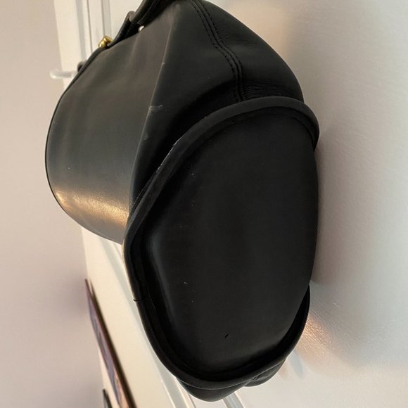 Coach Medium Black Leather Shoulder Bag - Picture 4 of 4